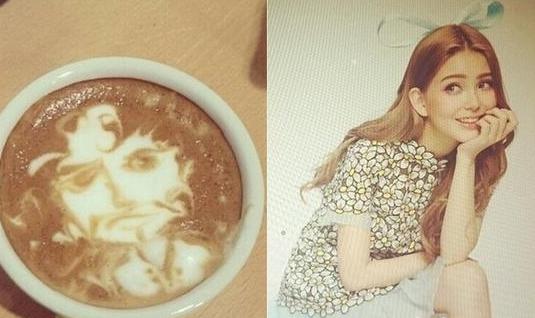 蜜菓奶茶加盟教你制作咖啡拉花