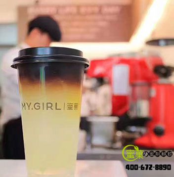 网红奶茶店