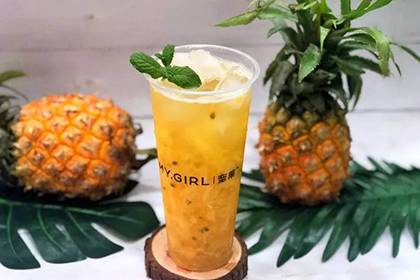 凤梨冰茶
