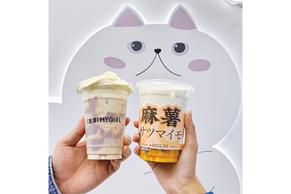 麻薯+奶茶？什么神仙操作，造出了颜值这么高的美味，糯叽叽的